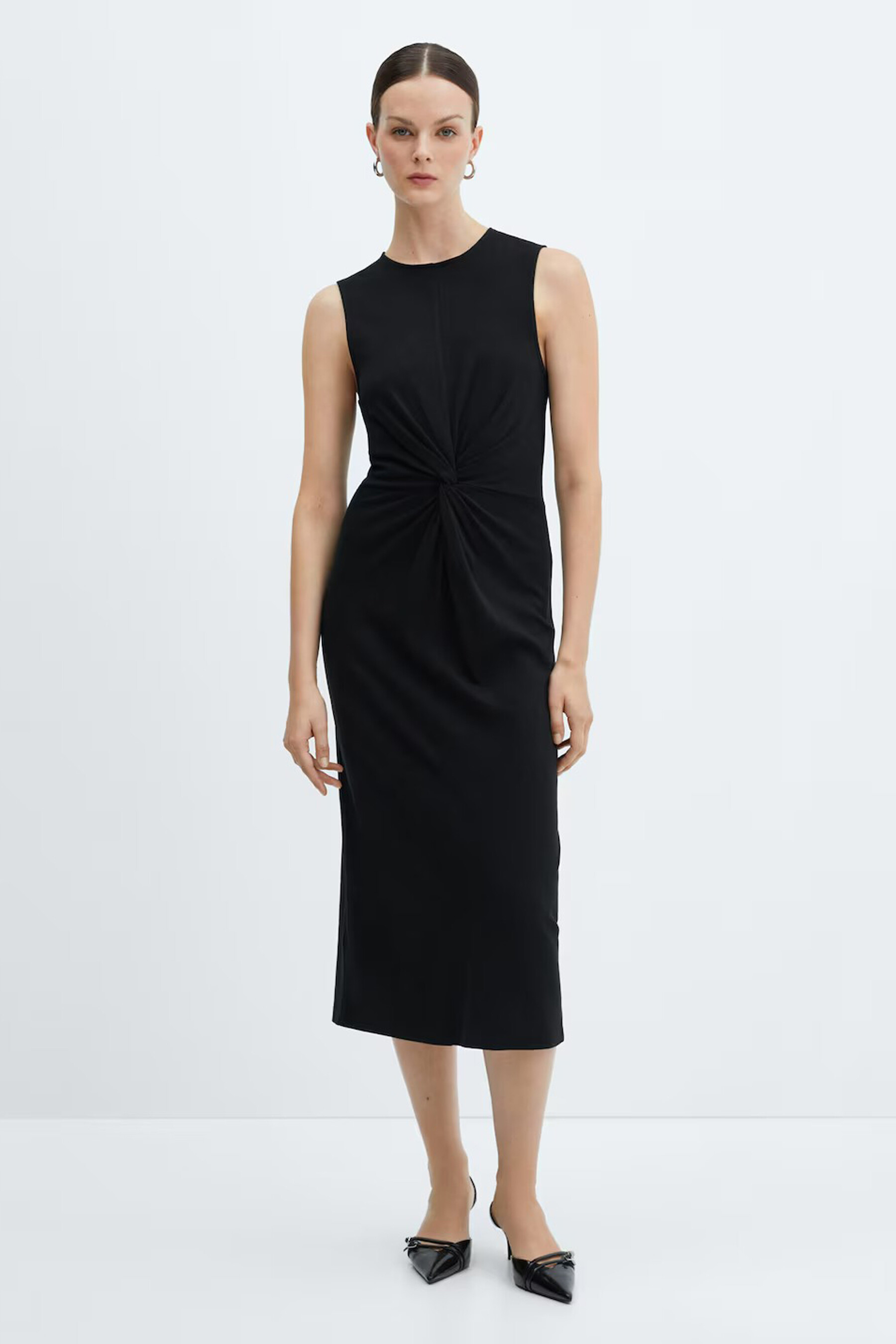 Robe Noir MANGO 67056735 MNG 24 BLACK POINTCARRE